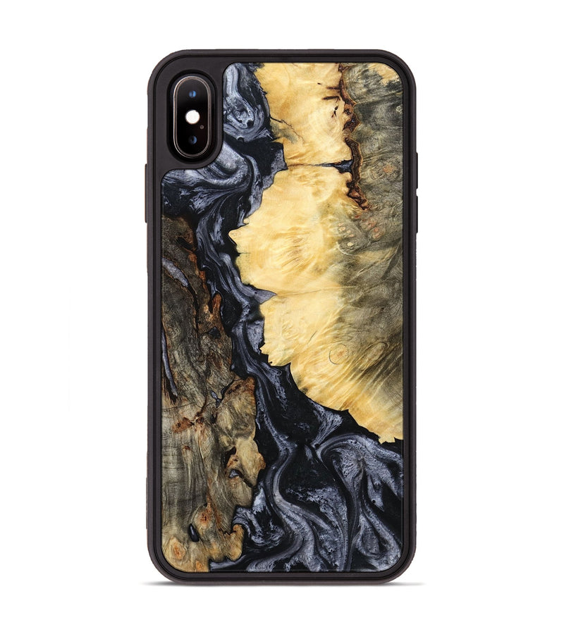 iPhone Xs Max Wood Phone Case - Ofelia (Black & White, 801405)