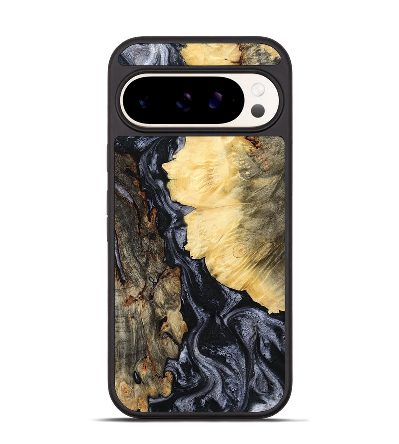 Pixel 9 Wood Phone Case - Ofelia (Black & White, 801405)