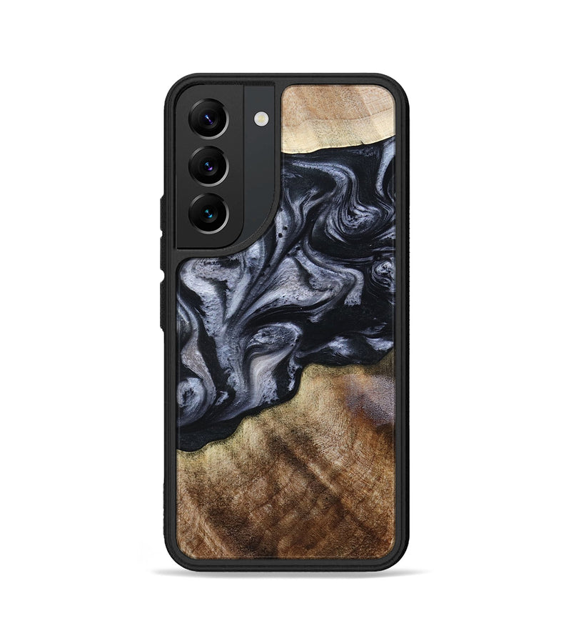 Galaxy S22 Wood Phone Case - Pablo (Black & White, 801406)