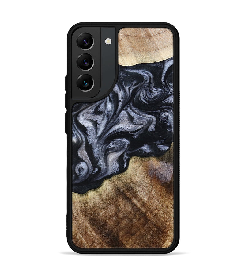 Galaxy S22 Plus Wood Phone Case - Pablo (Black & White, 801406)
