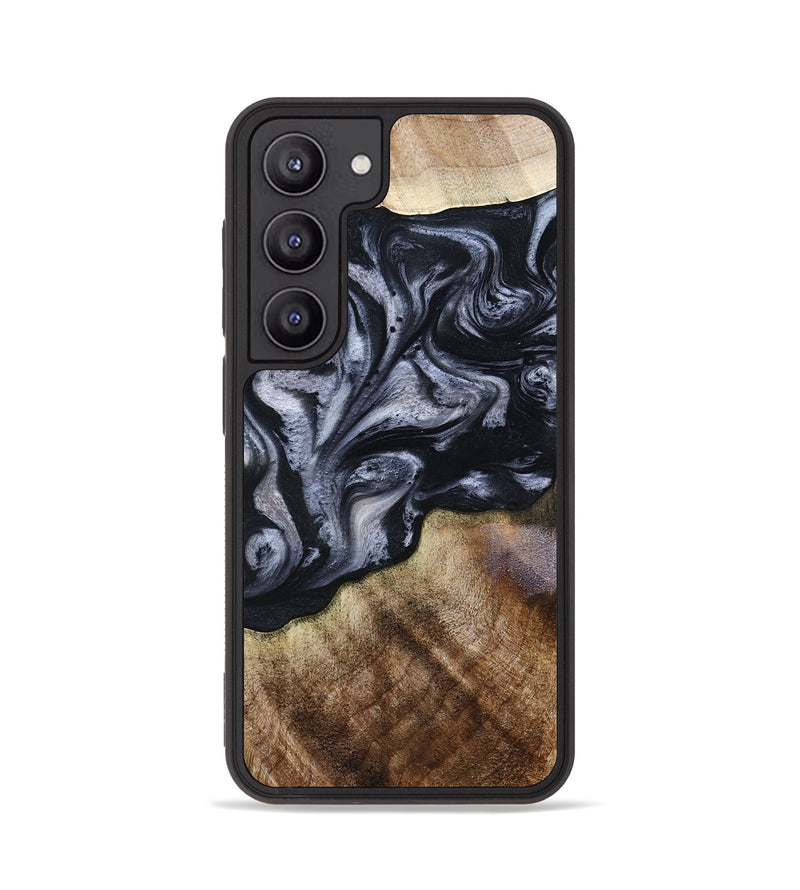 Galaxy S23 Wood Phone Case - Pablo (Black & White, 801406)