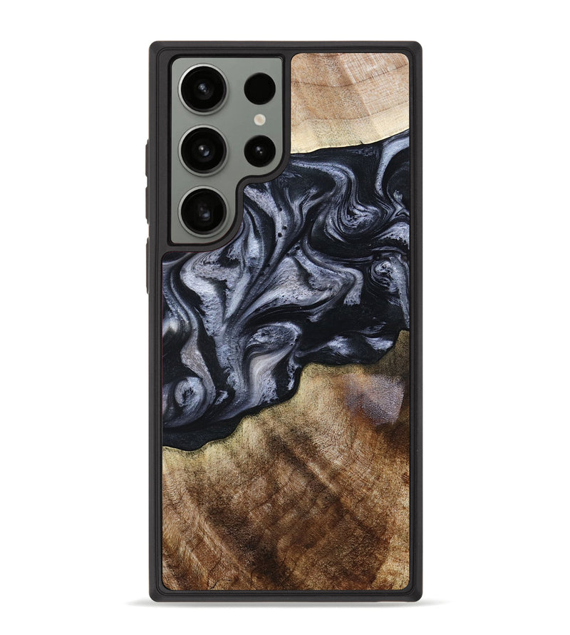 Galaxy S23 Ultra Wood Phone Case - Pablo (Black & White, 801406)
