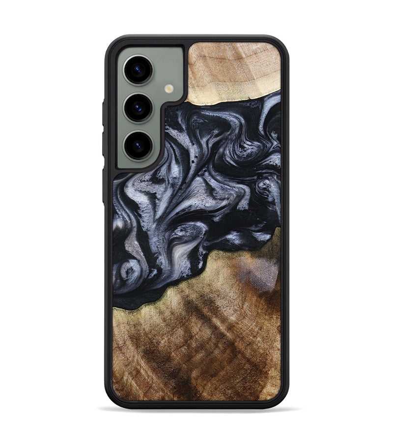 Galaxy S24 Plus Wood Phone Case - Pablo (Black & White, 801406)