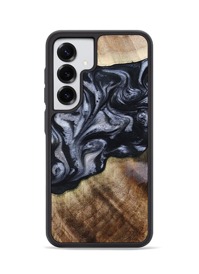 Galaxy S25 Wood Phone Case - Pablo (Black & White, 801406)