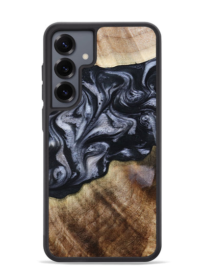 Galaxy S25 Plus Wood Phone Case - Pablo (Black & White, 801406)