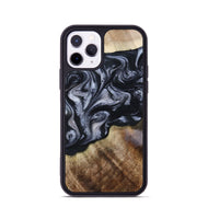 iPhone 11 Pro Wood Phone Case - Pablo (Black & White, 801406)