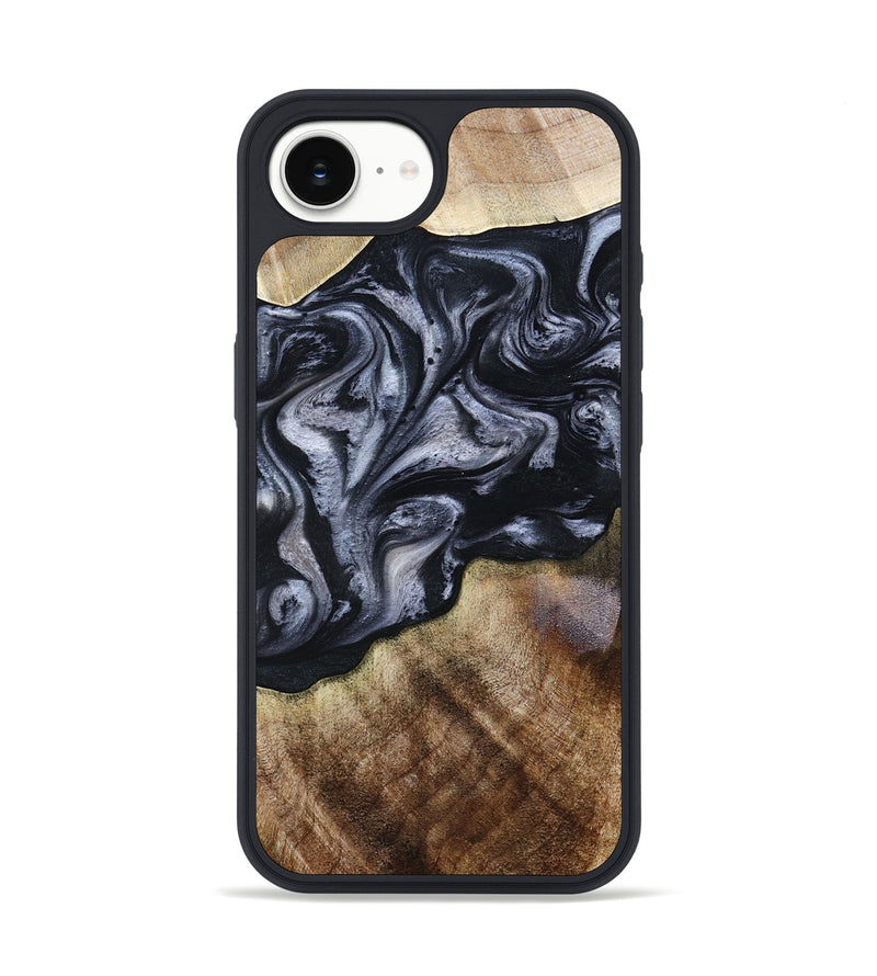 iPhone 16e Wood Phone Case - Pablo (Black & White, 801406)
