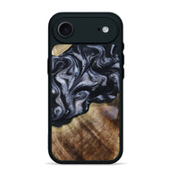 iPhone 17 Air Wood Phone Case - Pablo (Black & White, 801406)