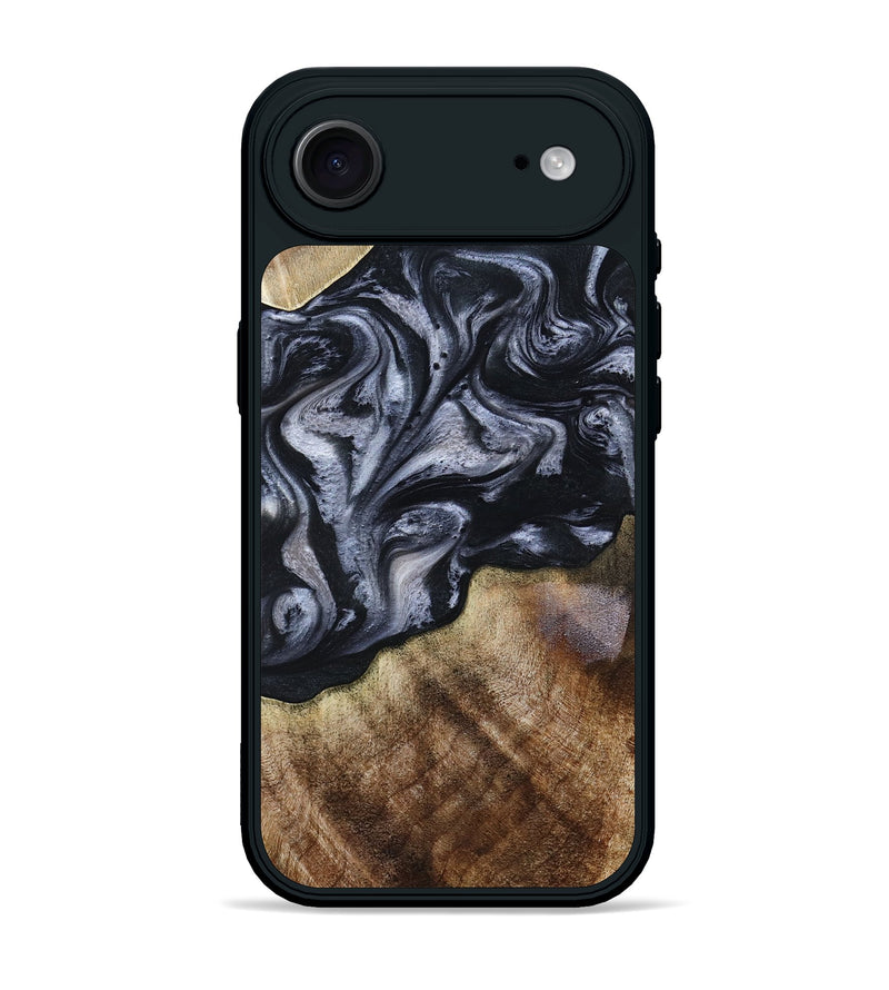 iPhone 17 Air Wood Phone Case - Pablo (Black & White, 801406)