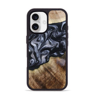 iPhone 17 Wood Phone Case - Pablo (Black & White, 801406)