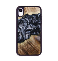 iPhone Xr Wood Phone Case - Pablo (Black & White, 801406)