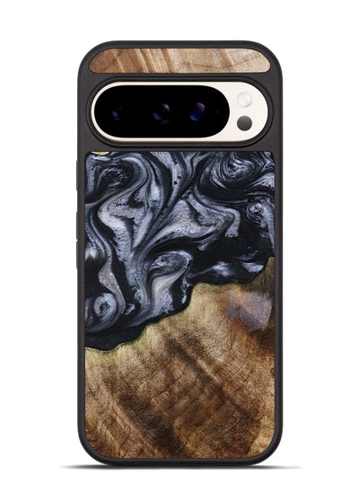 Pixel 9 Wood Phone Case - Pablo (Black & White, 801406)