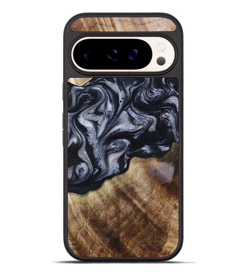 Pixel 9 Pro XL Wood Phone Case - Pablo (Black & White, 801406)