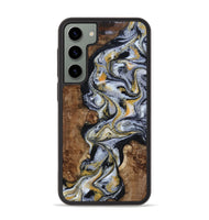 Galaxy S23 Plus Wood Phone Case - Alecia (Black & White, 801407)