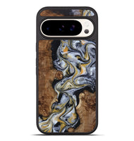 Pixel 10 Pro XL Wood Phone Case - Alecia (Black & White, 801407)