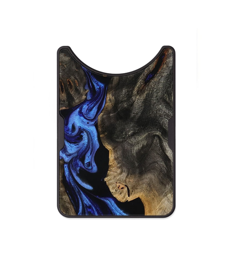 Alloy Wood Wallet - Margie (Blue, 801409)