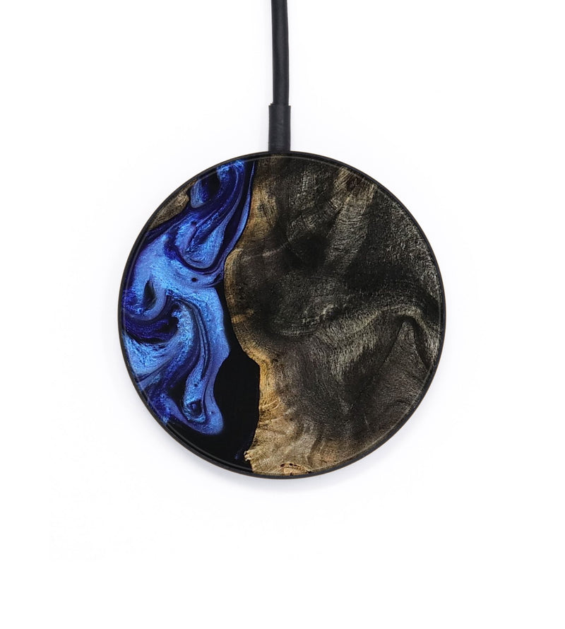Circle Wood Wireless Charger - Margie (Blue, 801409)