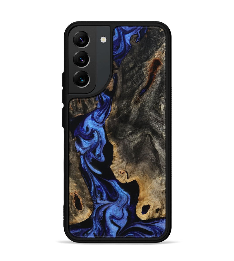 Galaxy S22 Plus Wood Phone Case - Margie (Blue, 801409)