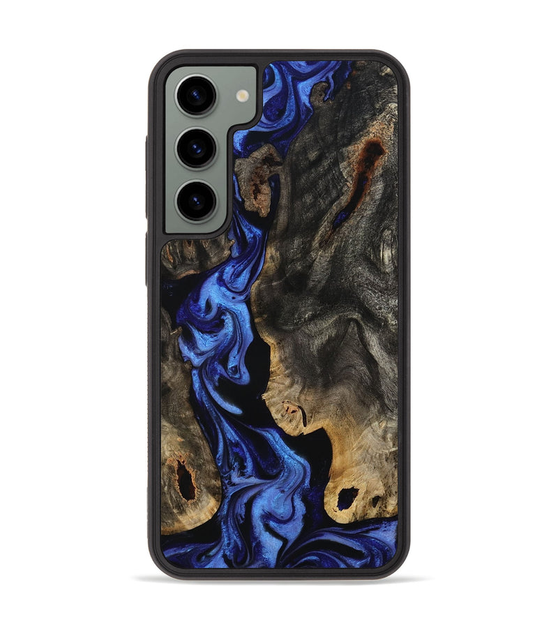 Galaxy S23 Plus Wood Phone Case - Margie (Blue, 801409)