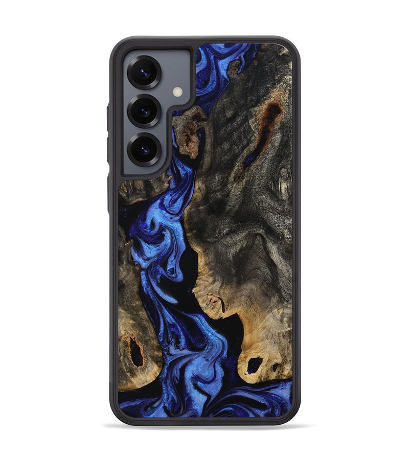 Galaxy S25 Plus Wood Phone Case - Margie (Blue, 801409)