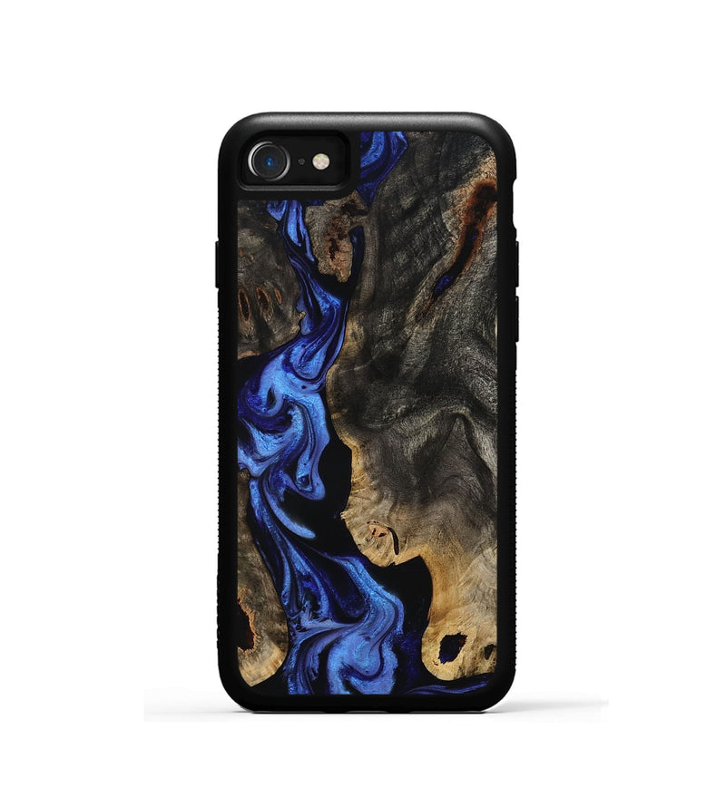 iPhone SE Wood Phone Case - Margie (Blue, 801409)