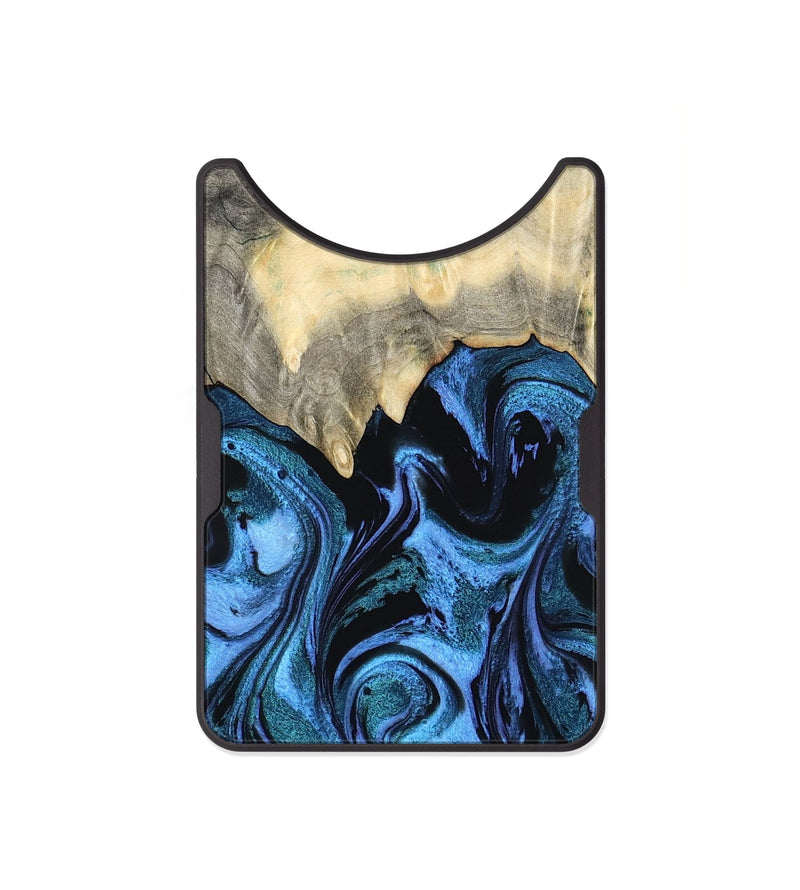 Alloy Wood Wallet - Glenda (Blue, 801410)