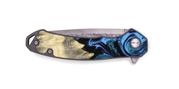 EDC Wood Pocket Knife - Glenda (Blue, 801410)