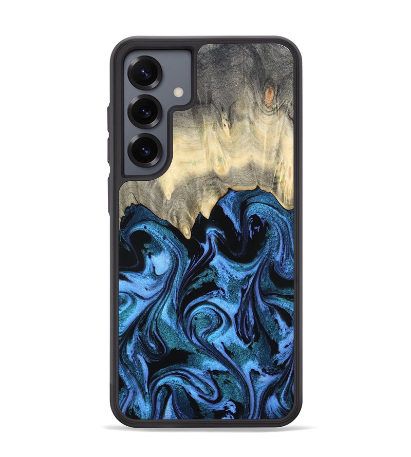 Galaxy S25 Plus Wood Phone Case - Glenda (Blue, 801410)