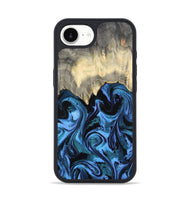 iPhone 16e Wood Phone Case - Glenda (Blue, 801410)