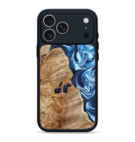 iPhone 17 Pro Max Wood Phone Case - Katlynn (Blue, 801411)