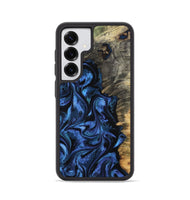 Galaxy S25 Wood Phone Case - Oliver (Blue, 801412)