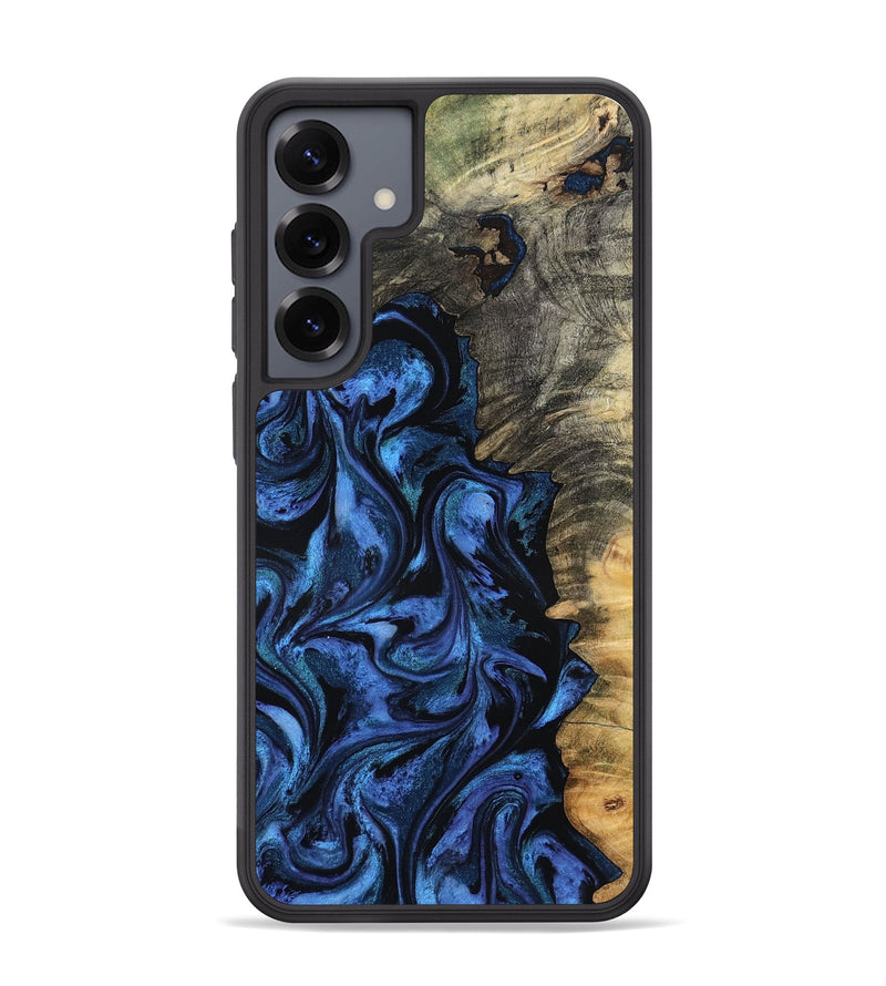 Galaxy S25 Plus Wood Phone Case - Oliver (Blue, 801412)