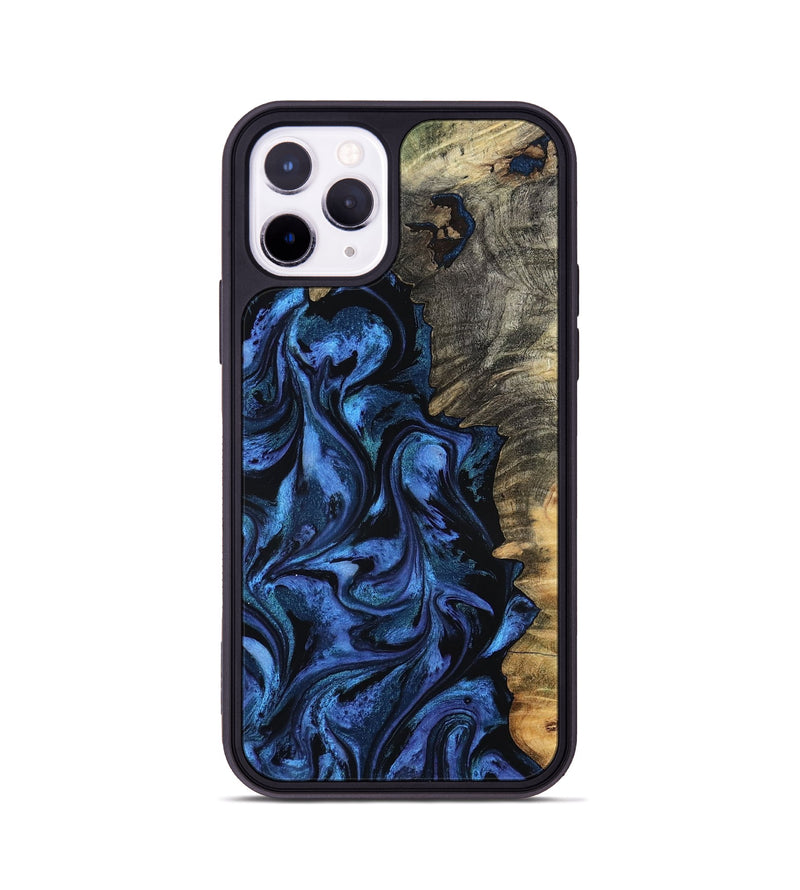 iPhone 11 Pro Wood Phone Case - Oliver (Blue, 801412)