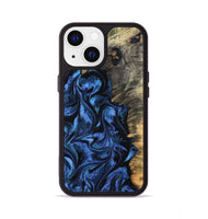 iPhone 13 Wood Phone Case - Oliver (Blue, 801412)