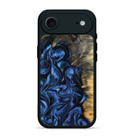 iPhone 17 Air Wood Phone Case - Oliver (Blue, 801412)