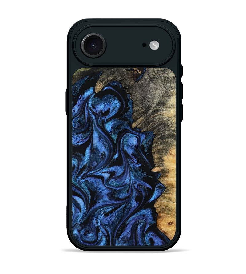 iPhone 17 Air Wood Phone Case - Oliver (Blue, 801412)