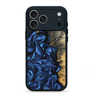 iPhone 17 Pro Max Wood Phone Case - Oliver (Blue, 801412)