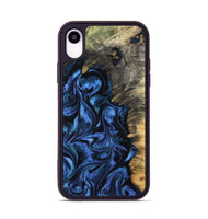 iPhone Xr Wood Phone Case - Oliver (Blue, 801412)