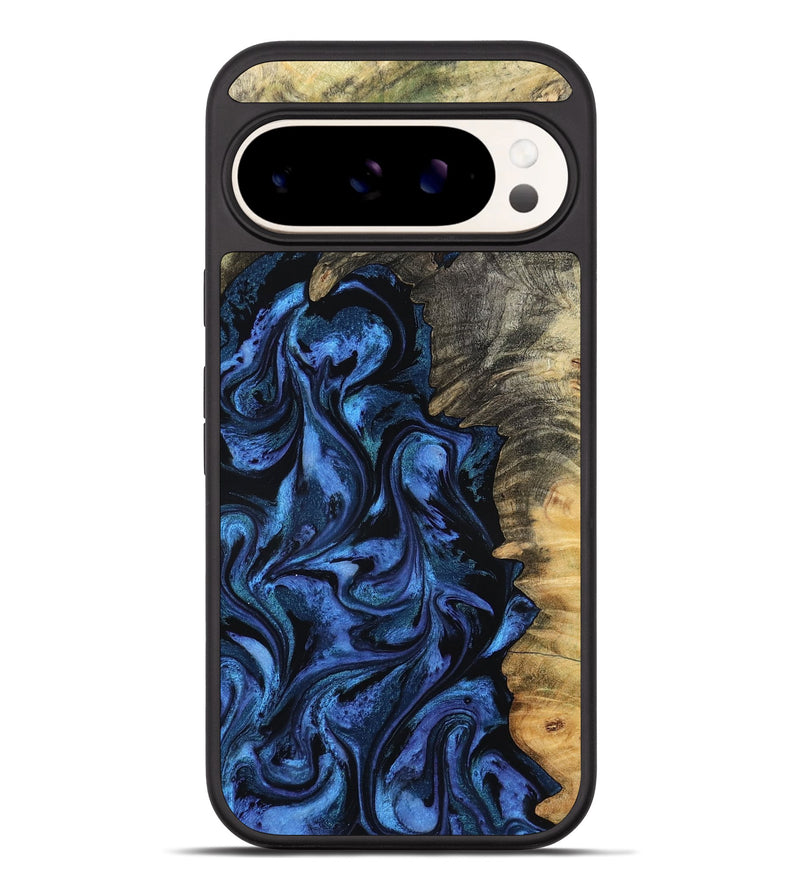 Pixel 10 Pro XL Wood Phone Case - Oliver (Blue, 801412)