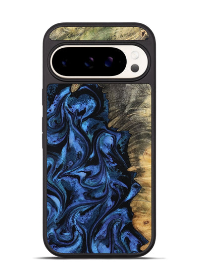 Pixel 9 Pro Wood Phone Case - Oliver (Blue, 801412)