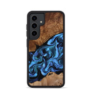 Galaxy S24 Wood Phone Case - Maximus (Blue, 801413)