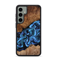 Galaxy S24 Plus Wood Phone Case - Maximus (Blue, 801413)