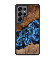 Galaxy S25 Ultra Wood Phone Case - Maximus (Blue, 801413)