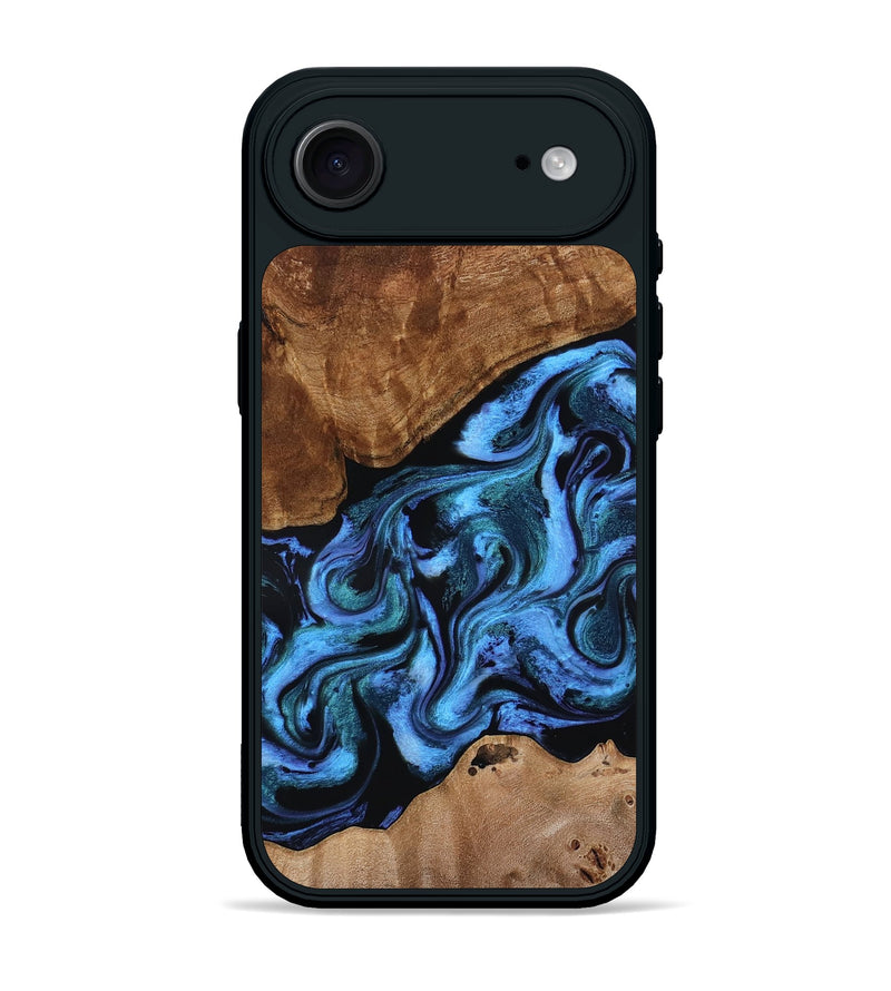 iPhone 17 Air Wood Phone Case - Maximus (Blue, 801413)