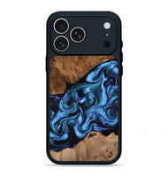 iPhone 17 Pro Max Wood Phone Case - Maximus (Blue, 801413)