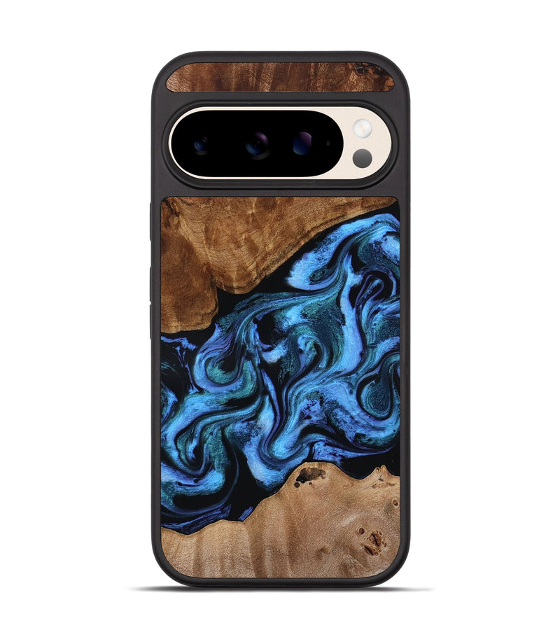 Pixel 10 Wood Phone Case - Maximus (Blue, 801413)