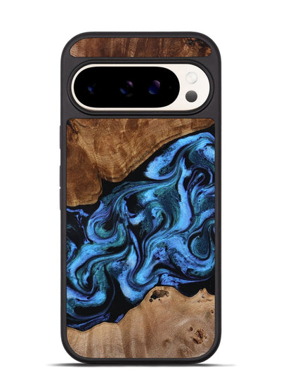 Pixel 9 Pro Wood Phone Case - Maximus (Blue, 801413)