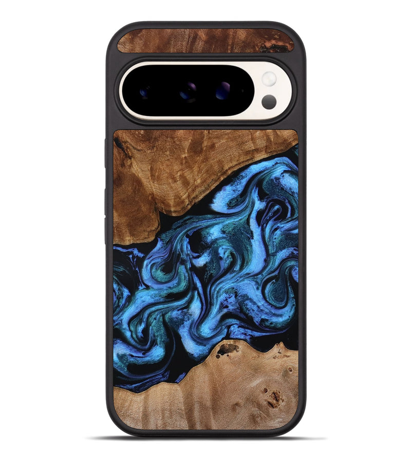 Pixel 9 Pro XL Wood Phone Case - Maximus (Blue, 801413)