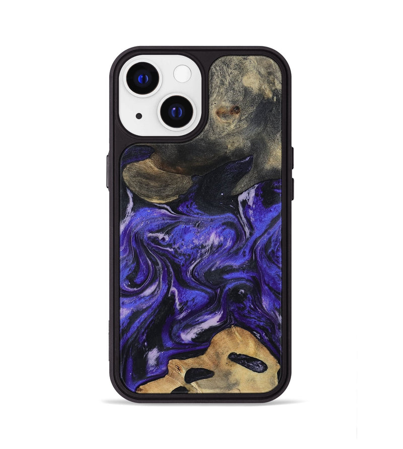 iPhone 13 Wood Phone Case - Ireland (Purple, 801415)