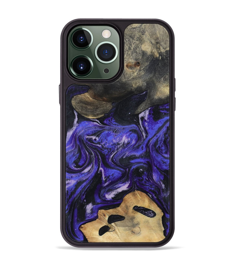 iPhone 13 Pro Max Wood Phone Case - Ireland (Purple, 801415)